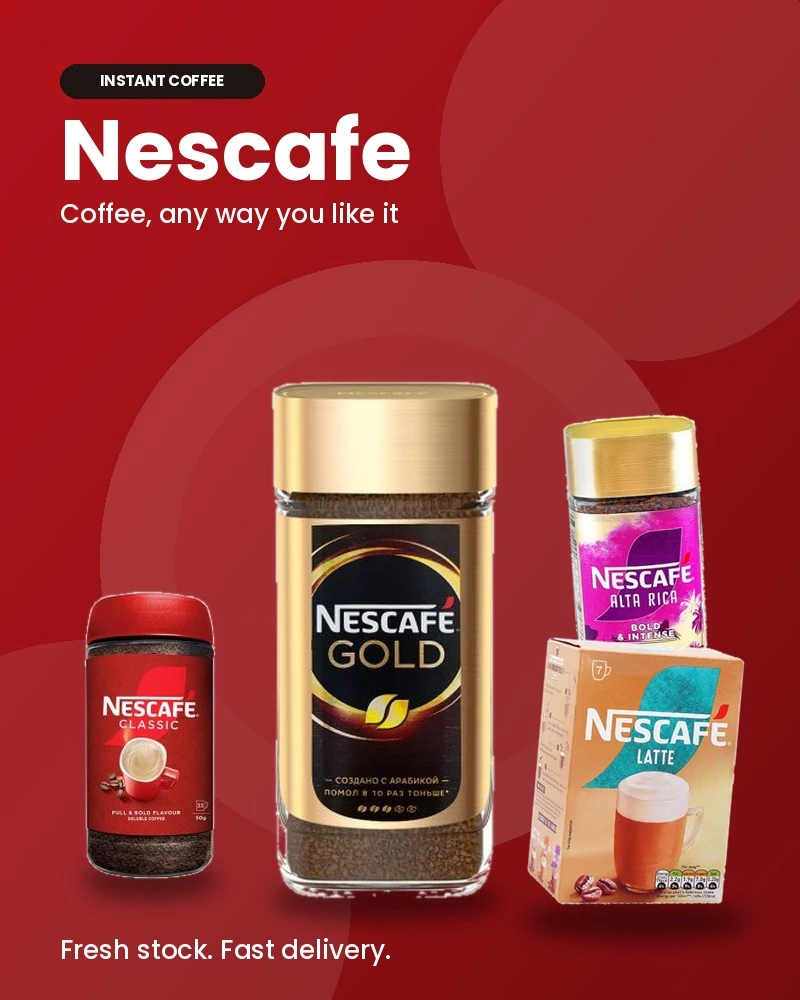 Nescafe coffee banner (sample image)