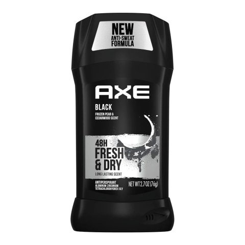 Axe Black All-Day Dry Antiperspirant Deodorant Stick, 48 Hours Lasting, Sweat & Odor Protection, 76g