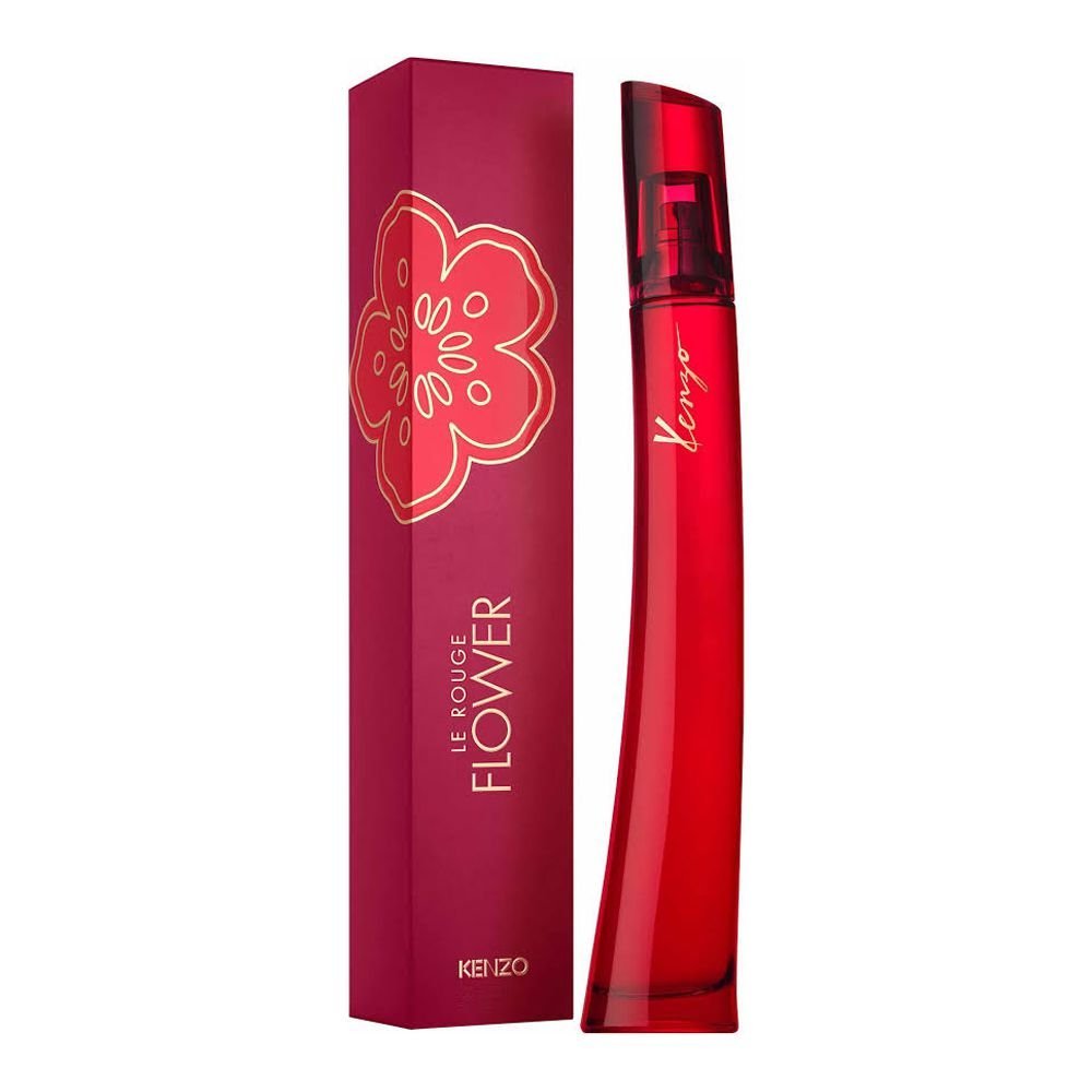 Kenzo Flower Le Rouge, Eau De Parfum, For Women, 100ml