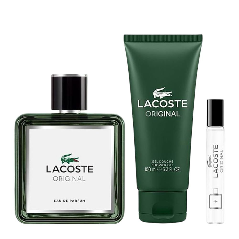 Lacoste Original Set, For Men, EDP 100ml + EDP 7.5ml + Shower Gel 100ml