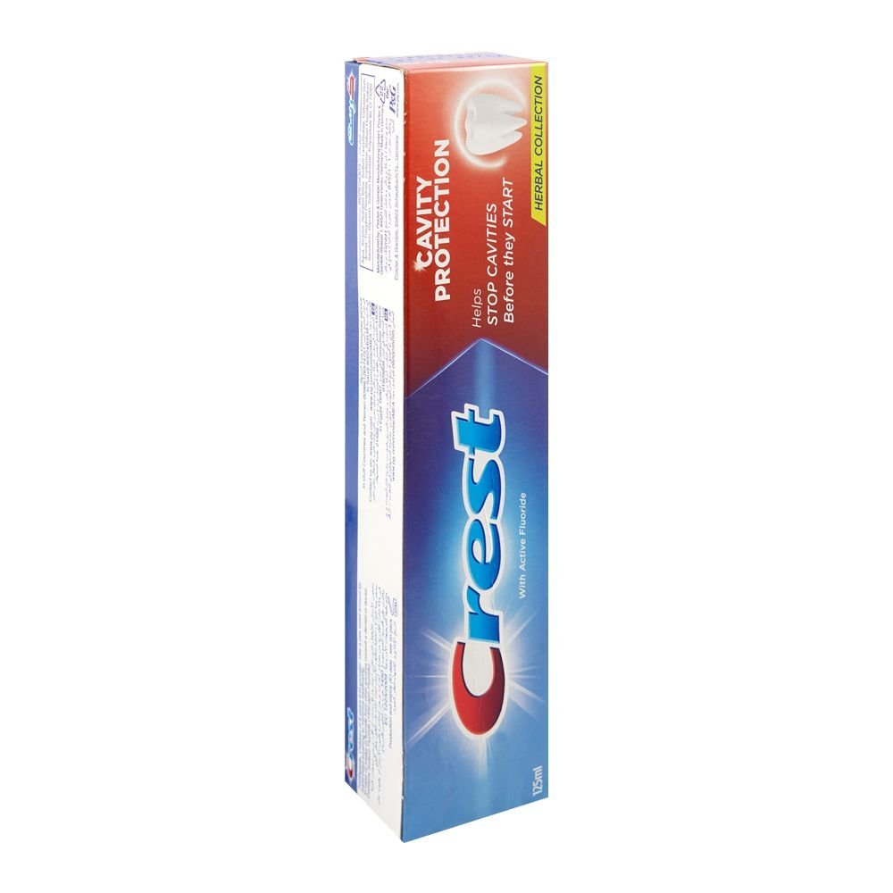 Crest Herbal Collection With Active Flouride Cavity Protection Toothpaste, 125g