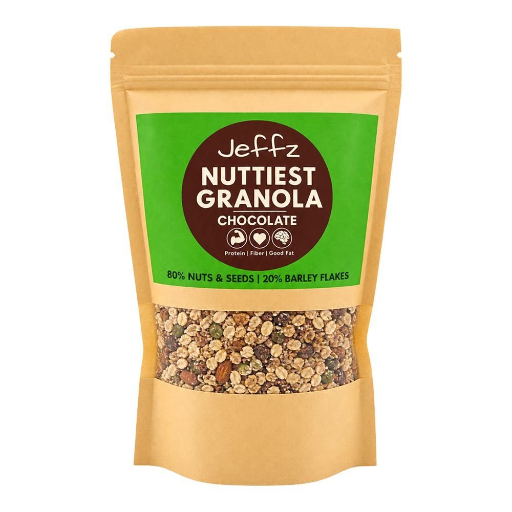 Jeffz Nuttiest Granola Chocolate, 400g