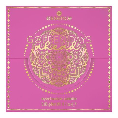 Essence Golden Days Ahead Eyeshadow Palette, 9 Colors, Vegan, 5.85g, 01 Livin'For Golden Drama