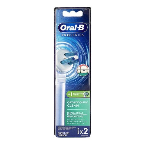 Oral-B Pro Series Orthodontic Clean Replacement Brush Heads, 2-Pack