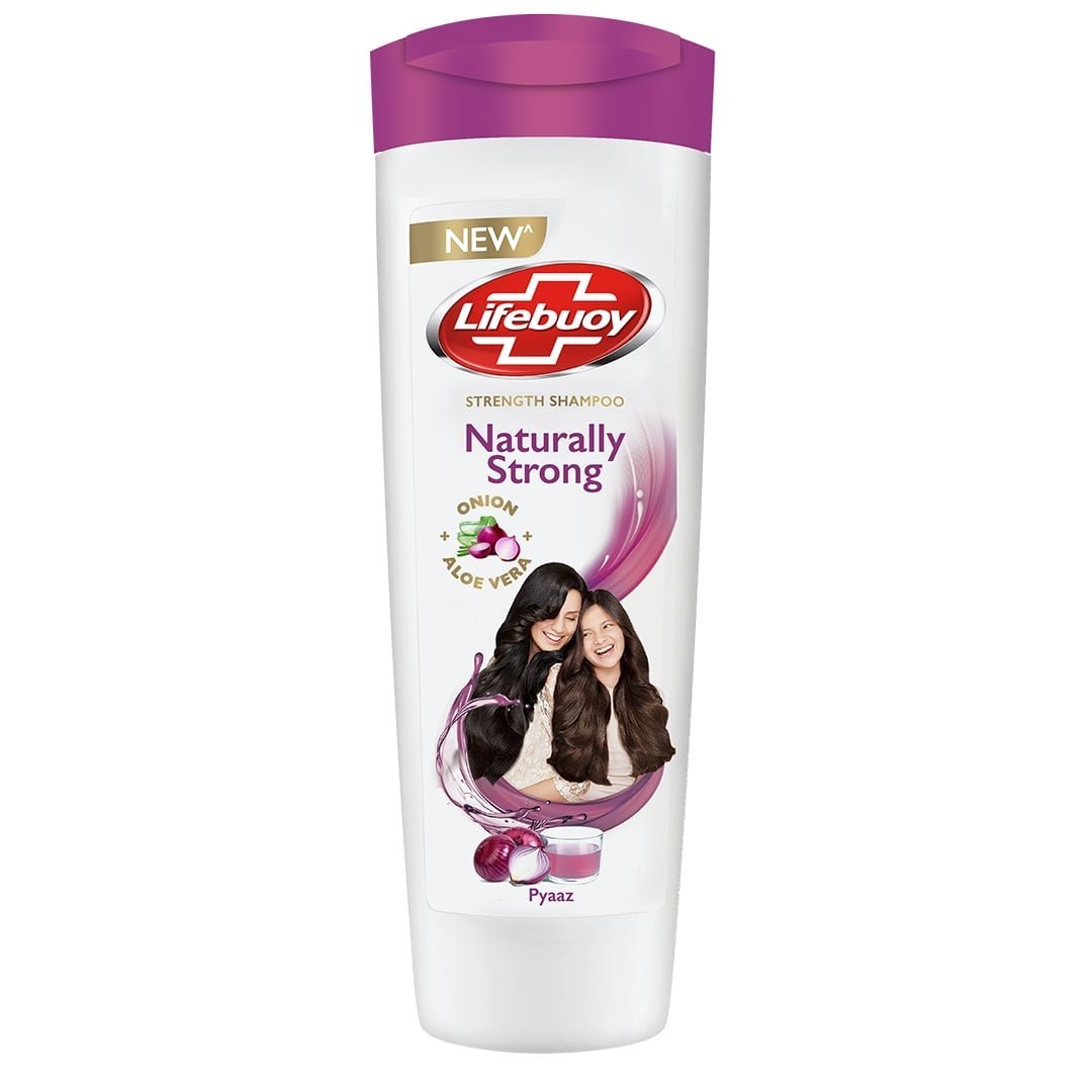 Lifebuoy Naturally Strong Onion + Aloe Vera Strength Shampoo, 175ml