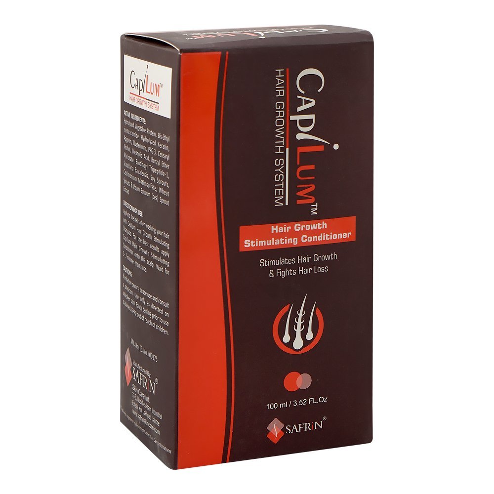Safrin Skin Care Capilum Hair Growth Stimulating Conditioner, Keratin, For Hair Loss, 100ml