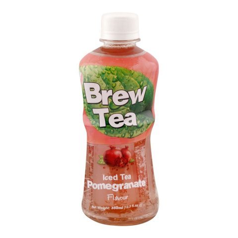 Brew Tea Ice Tea Pomegranate Flavour, 350ml Bottle