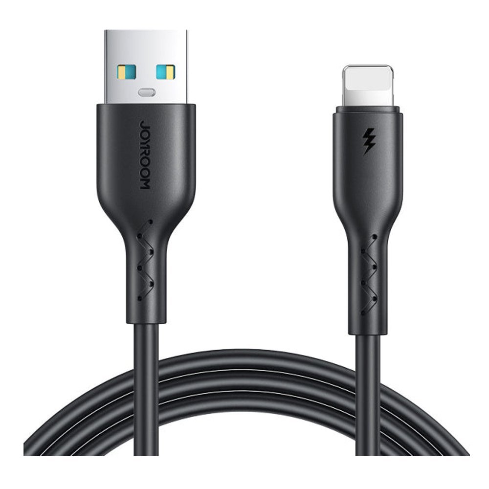 Joyroom Long Lasting Series Fast Charging Data Cable, 3A, USB-A To Lightening, 1-Meter, Black, S-A9