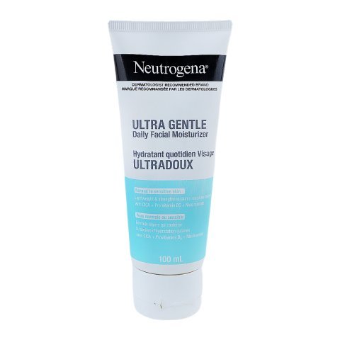 Neutrogena Ultra Gentle Daily Facial Moisturizer, Glycerin, Niacinamide, For Normal To Sensitive Skin, 100ml