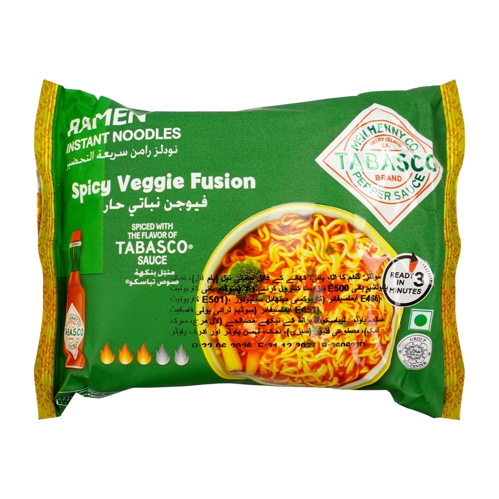 Tabasco Ramen Spicy Veggie Fusion Instant Noodle, 75g