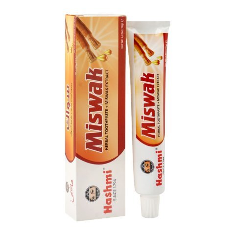 Hashmi Miswak Herbal Toothpaste + Miswak Extract, 70g