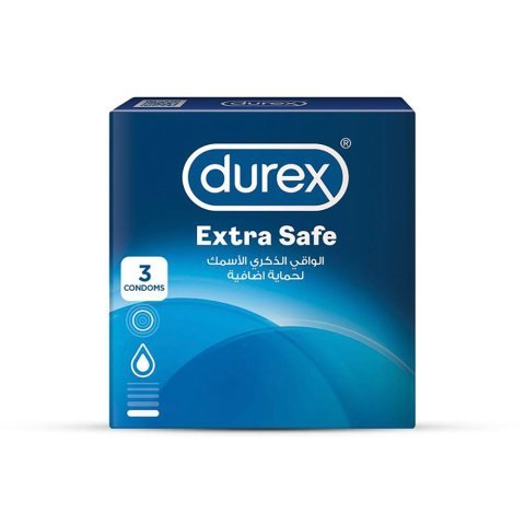 Durex Extra Safe Condom, 3-Pack
