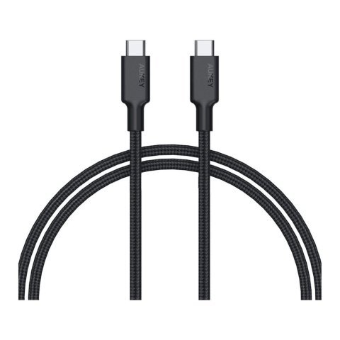 Aukey Impulse Braided PD 100W USB 3.1 Gen 2 USB-C Cable, 1.2m, Black, CB-CD21