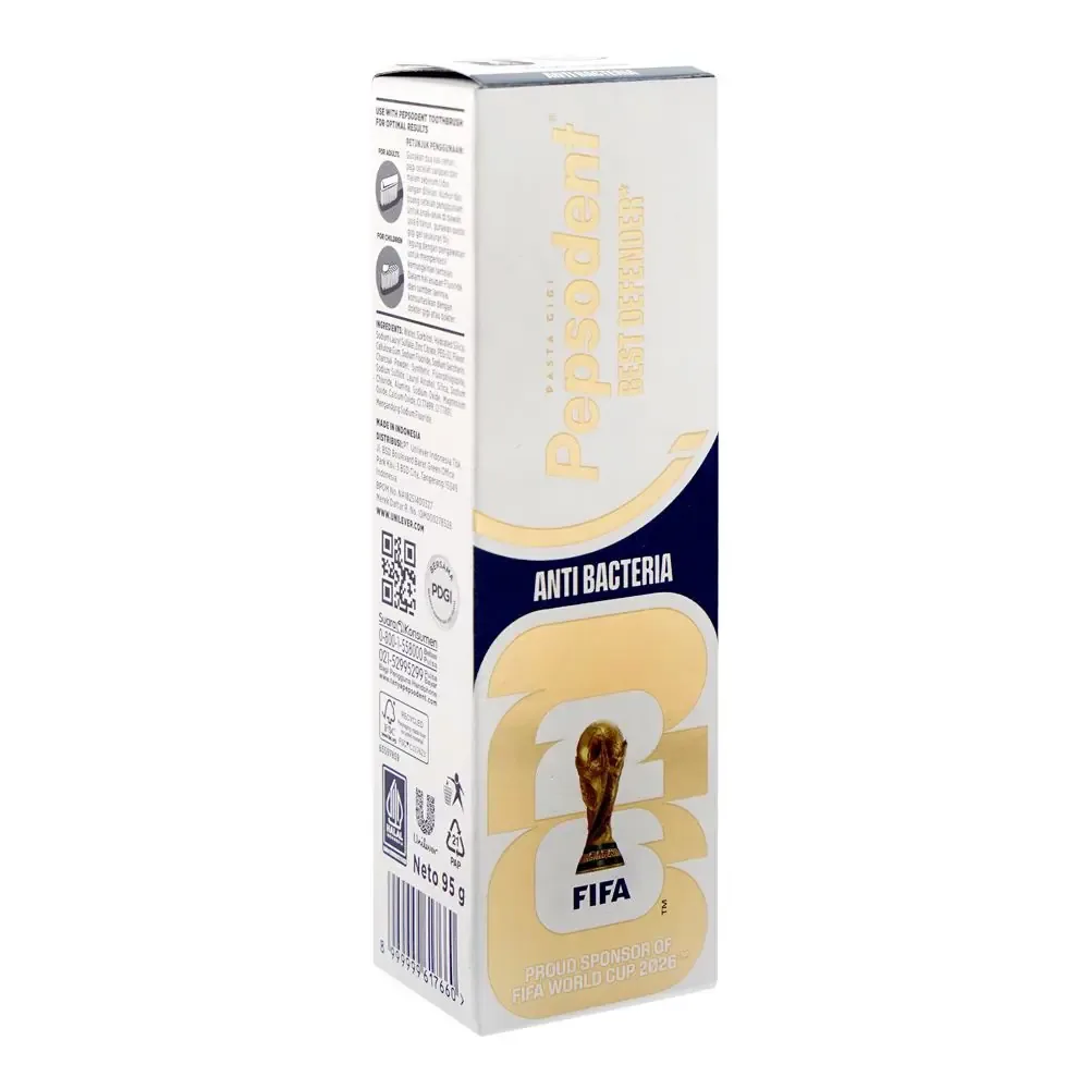 Pepsodent Best Defender Anti Bacteria Toothpaste, 95g Indonesia