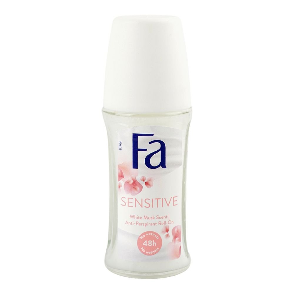 Fa Sensitive White Musk Roll On, Anti-Perspirant, 50ml