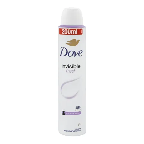 Dove Invisible Fresh 48H Body Spray, Anti-Perspirant, For Women, 200ml