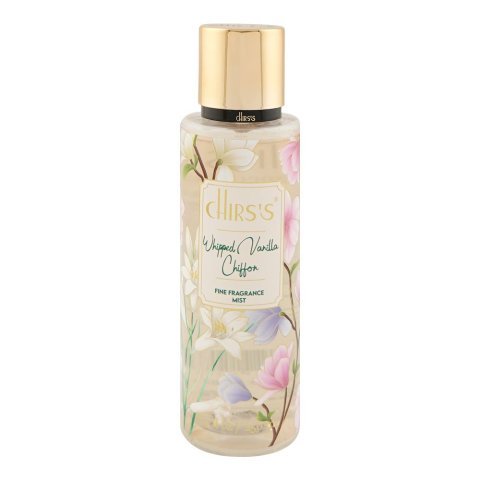 Chirs's Whipped Vanilla Chiffon Fine Fragrance Mist, For Women, 250ml