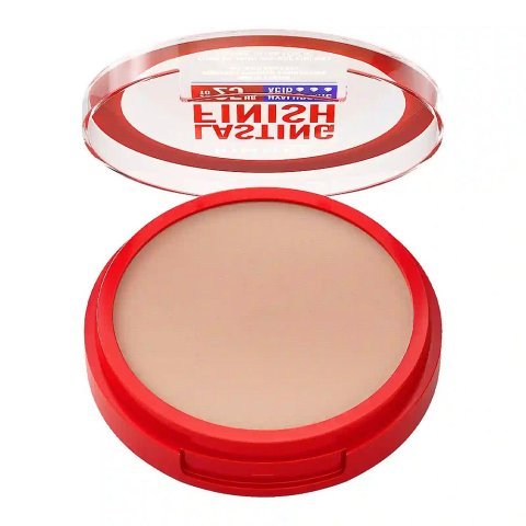 Rimmel Lasting Finish 25H Compact Powder Foundation with Hyaluronic Acid, Matte Finish, SPF20, 004 Rose Ivory