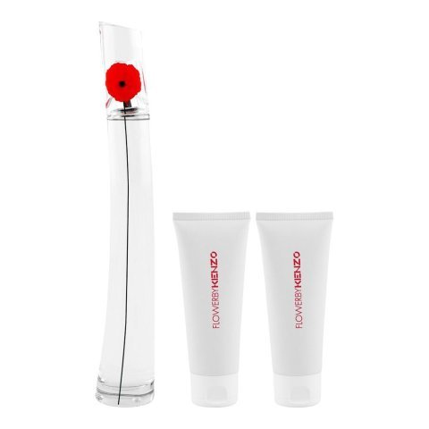 Kenzo Flower By Kenzo Set, For Women, EDP 100ml + EDP 10ml + EDP En Lait 75ml