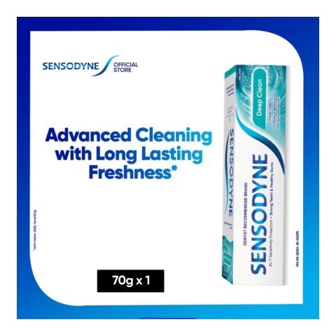 Sensodyne Deep Clean Toothpaste, 70g