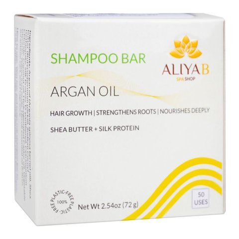 Aliya B Argan Oil Hand Made Shampoo Bar, For All Types Of Hair, 72g