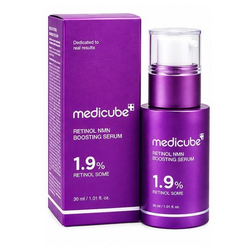 Medicube 1.9% retinol NMN Boosting Serum, Niacinamide, Glycerin, For Healthy & Radiant Skin, 30ml