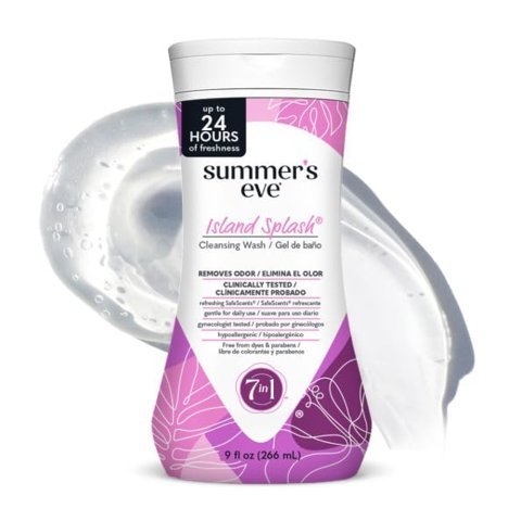 Summer's Eve 7-In-1 Island Splash Feminine Cleansing Wash, Daily Intimate Wash, 266ml