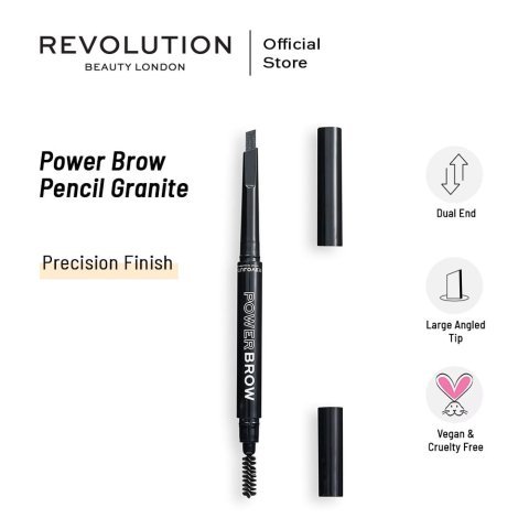 Makeup Revolution Power Ultra Bold Brow Pencil Granite