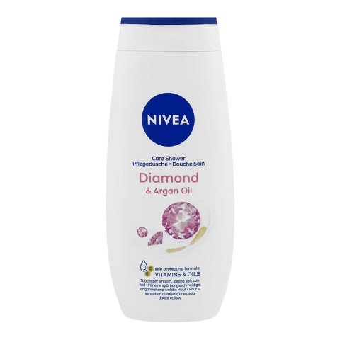 Nivea Diamond & Argan Oil Shower Cream, For Soft Skin, 250ml