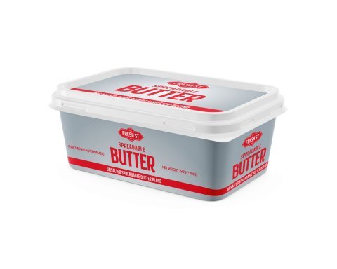 Fresh St! Unsalted Spreadable Butter, 250ml