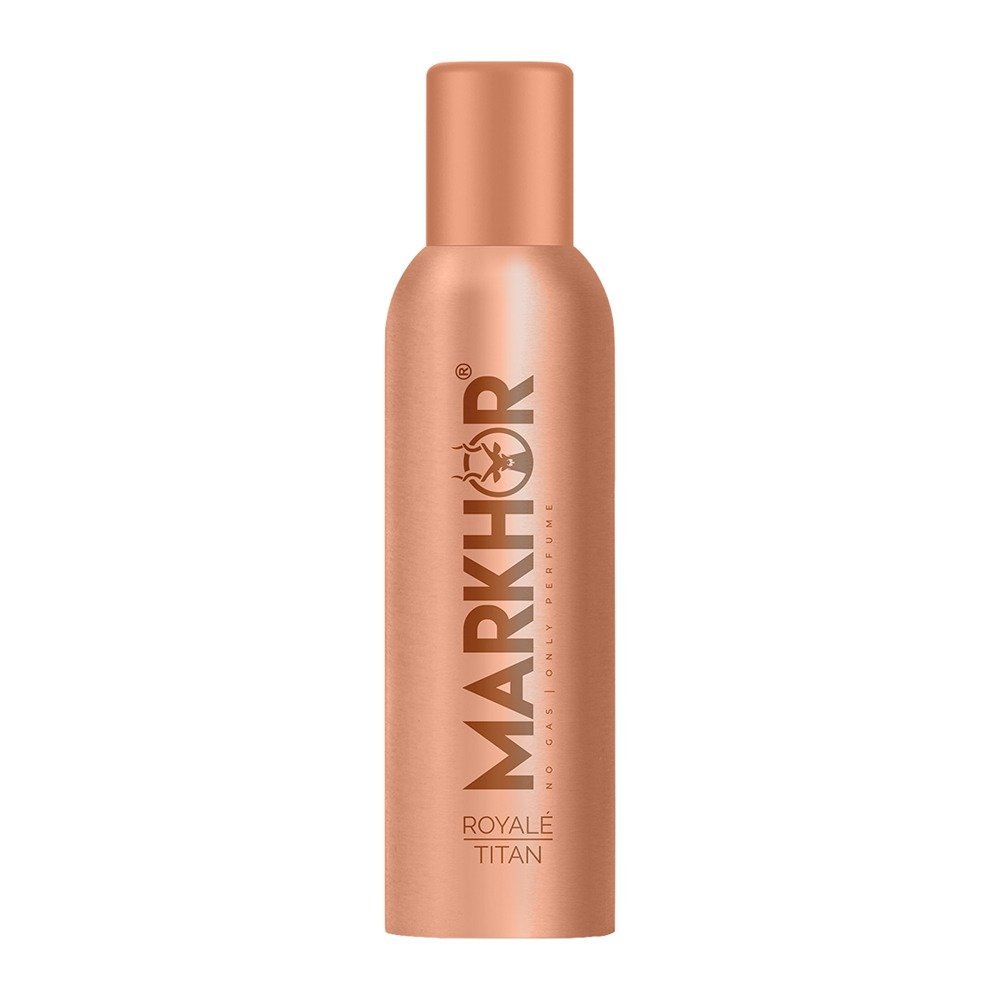 Markhor Blanc Royale Titan Body Spray (No Gas), For Men, 120ml