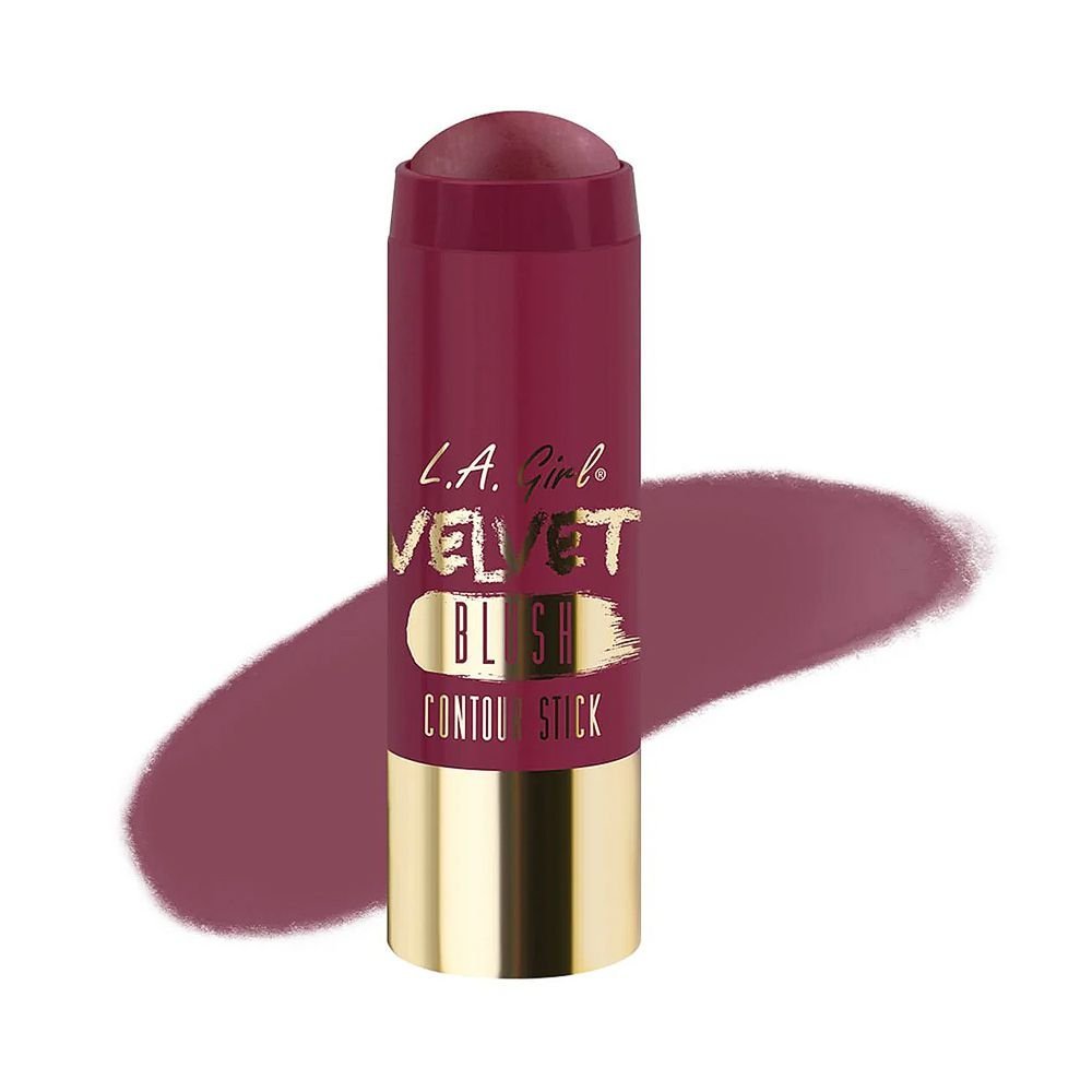 L.A. Girl Velvet Blush Contour Stick, GCS593 Crushed Berry