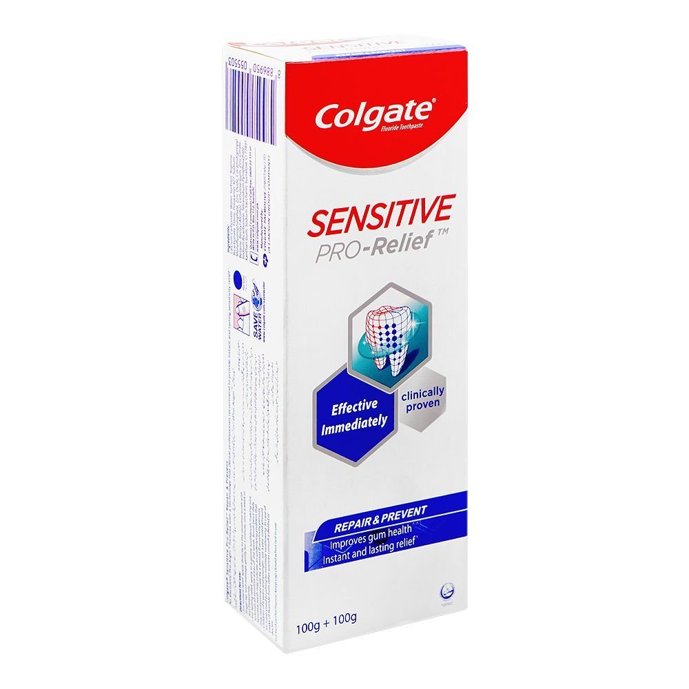 Colgate Sensitive Pro-Relief Repair & Prevent Tooth Paste, 100 + 100g Mega Save Rs.380/-