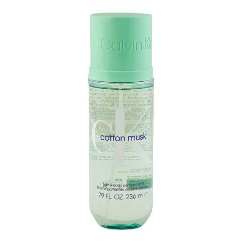 Calvin Klein Cotton Musk Hair & Body Perfume Mist, For Men & Women, 236ml