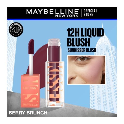 Maybelline Sunkisser Matte Blush, 33 Berry Brunch, 4.7ml