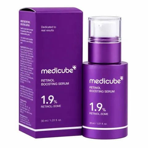 Medicube 1.9% Retinol-Some Retinol Boosting Serum, Niacinamide, Glycerin, For All Types Of Skin, 30ml