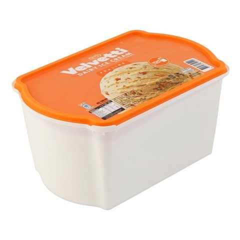 Walls Velvetti Dairy Ice Cream Praline Tub, 1.3 Liter