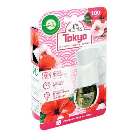 Airwick Plug In Electrical With Refill, Tokyo Cherry Blossom & Hibiscus, 19ml