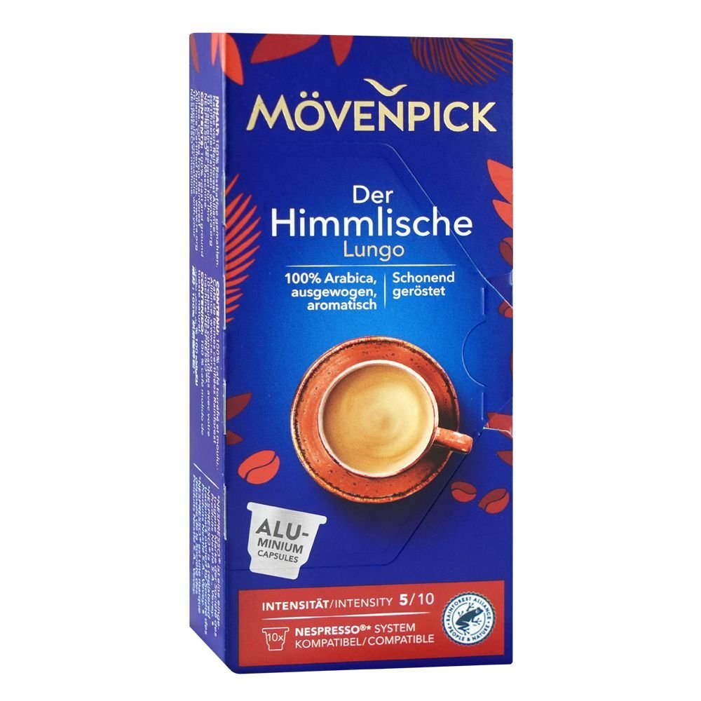Movenpick Der Himmlische Lungo Coffee Pods, 10-Pods, 55g