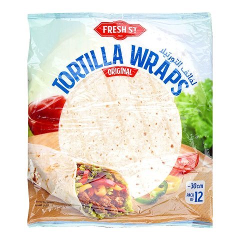 Fresh Street Tortilla Wraps 30cm, 12-Pack