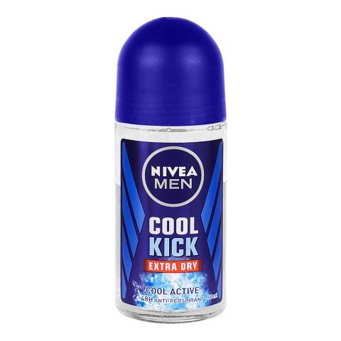 Nivea Men 48H Cool Kick Extra Dry Cool Active Roll On 50ml