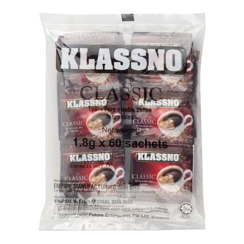 Klassno Classic Premium Blend Coffee Sachet, 1.8g, 1-Sachet