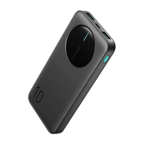 Joyroom LED Power Bank (2.4A, 10000mAh, Type-C Port), Black, JR-PBF12