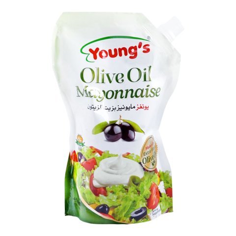 Young's Olive Oil Mayonnaise, 500ml Pouch