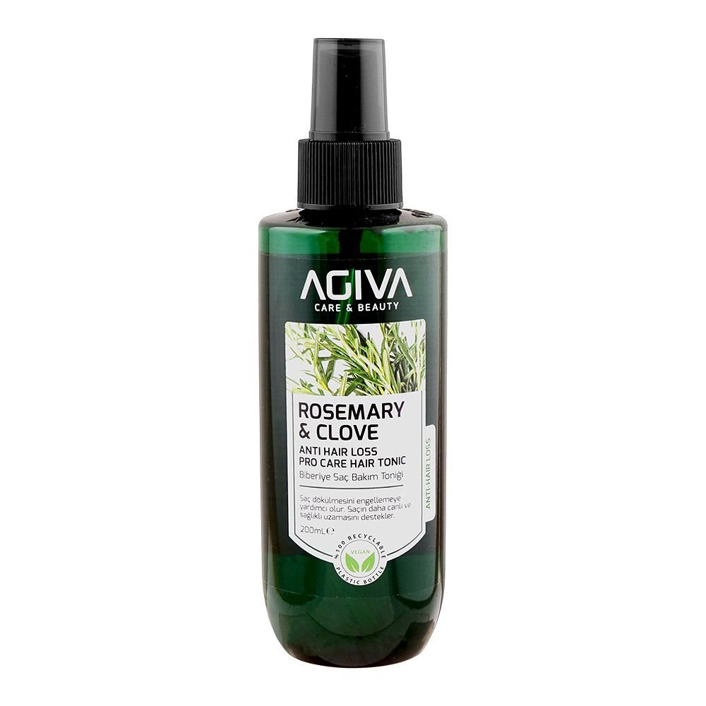 Agiva Care & Beauty Rosemary & Clove Pro Care Anti Hair Loss Hair Tonic, Citric Acid, For Hair Loss, 200ml