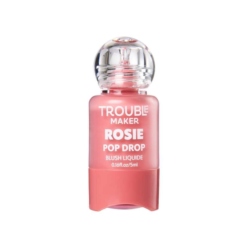 Trouble Maker Rosie Pop Drop Liquid Blush, Rose Pink, 5ml