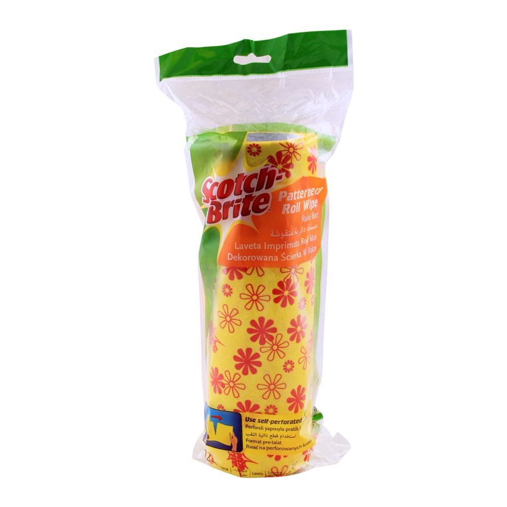 Scotch Brite Patterned Roll Wipe