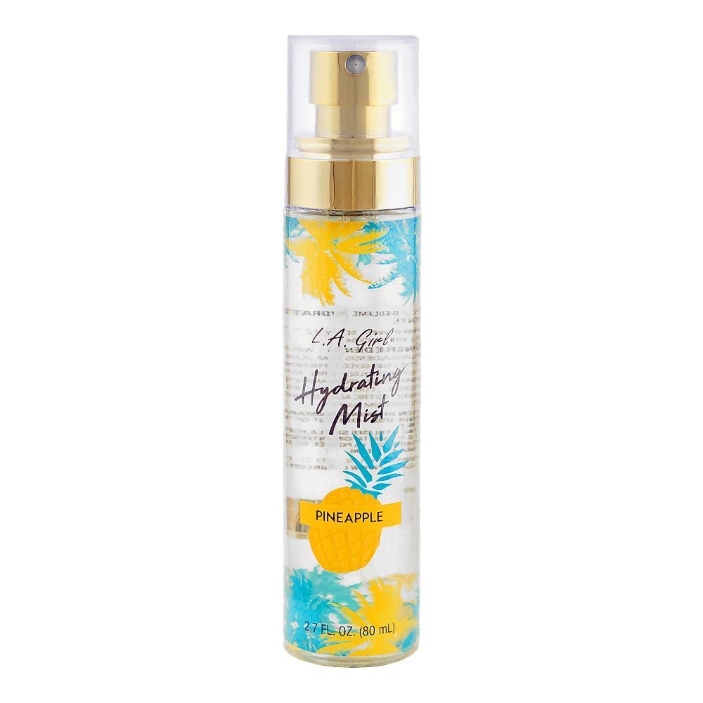 L.A. Girl Pineapple Hydrating Face Mist, GFS429, 80ml