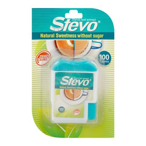 PharmEvo Stevo Stevia Leaf Extract Tablet Sweetener, 100-Pack