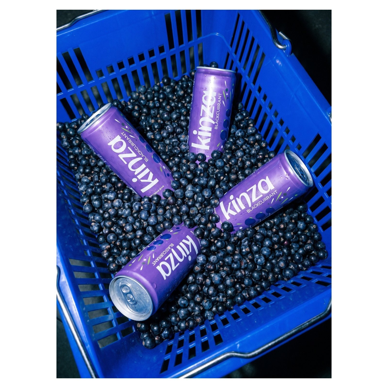 Kinza Blackcurrant Carbonated Drink, 250ml